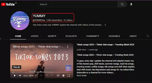 Yummy-youtube