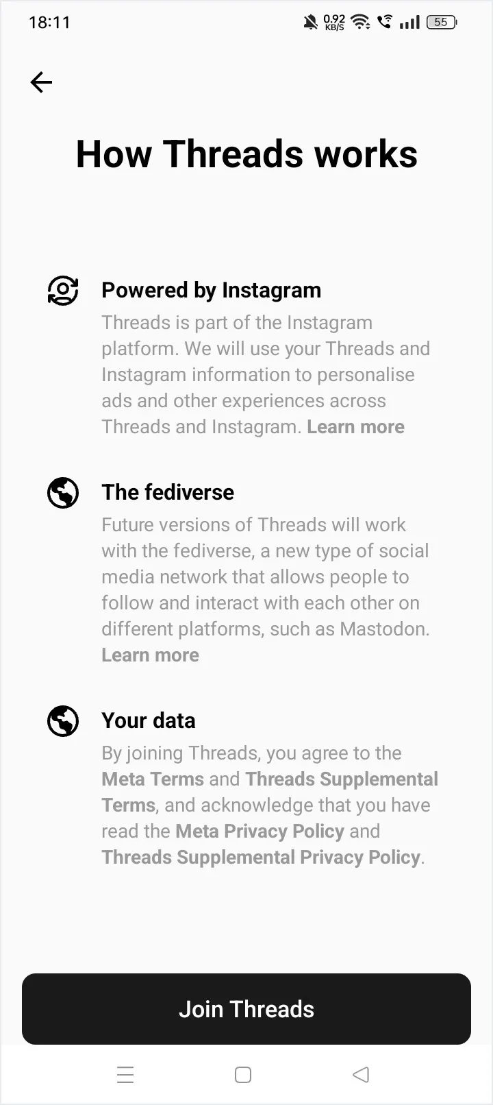 How To Create A Profile On Threads Step 6