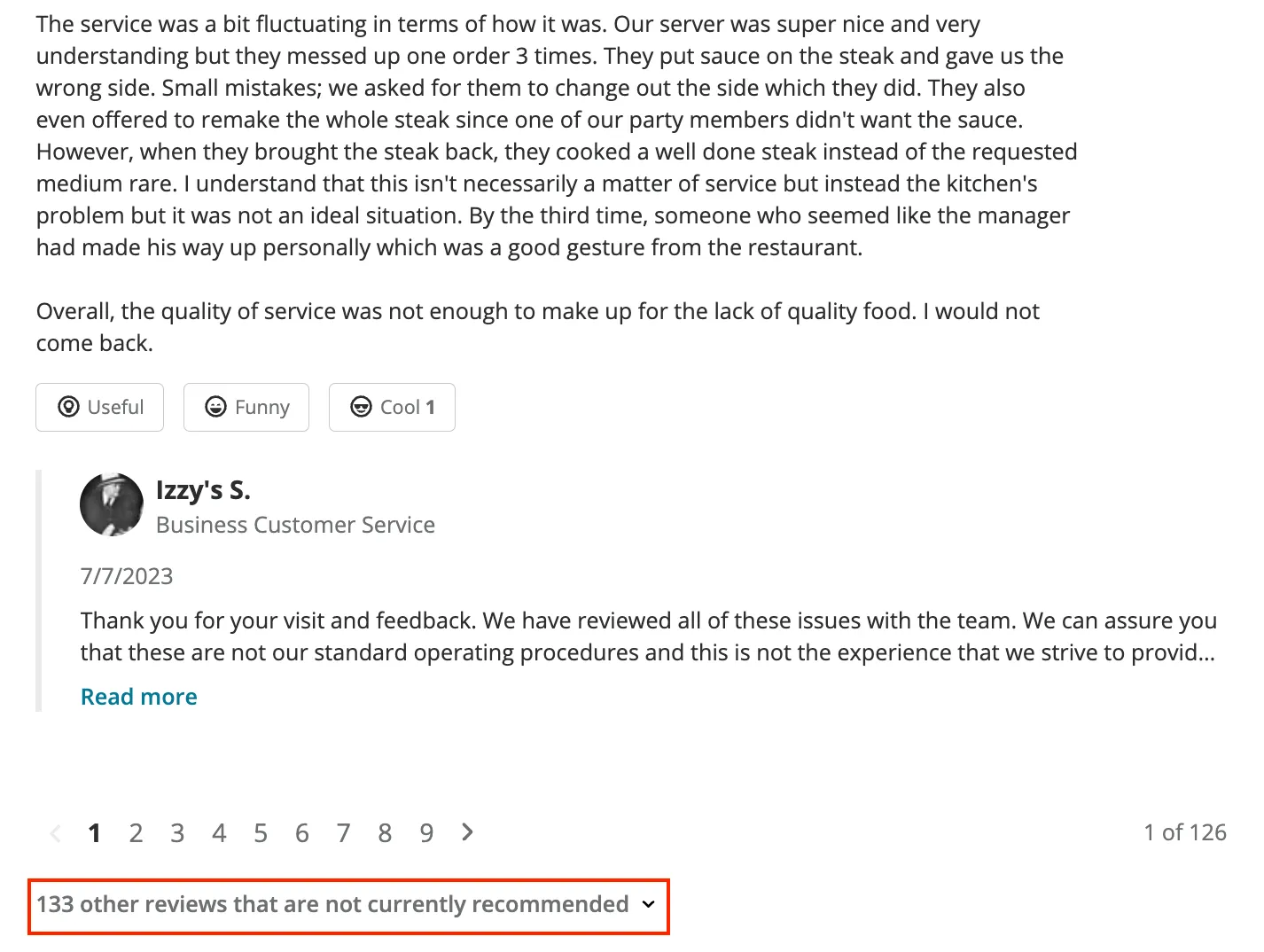 Why Are Some Yelp Reviews Filtered