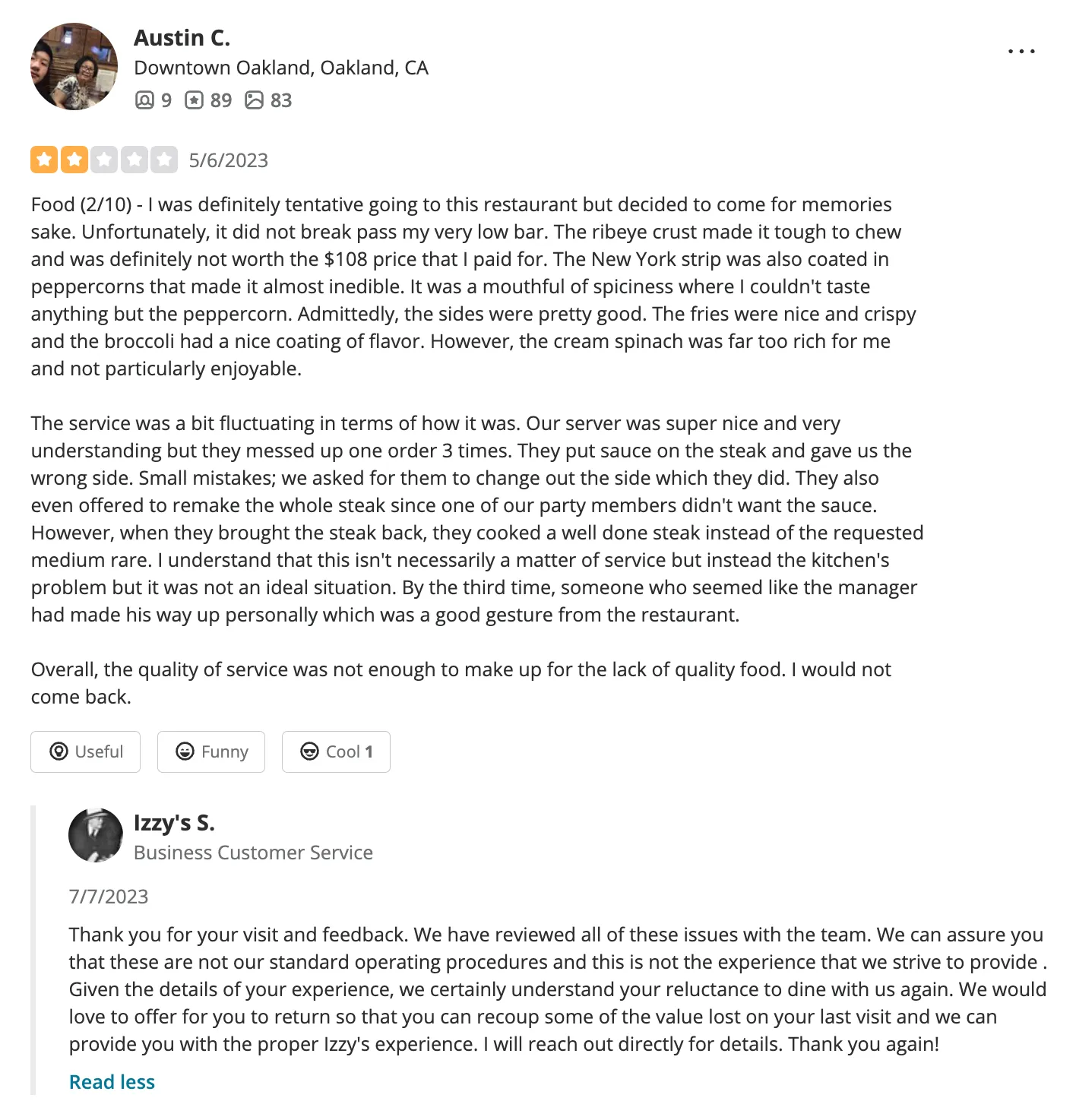 Replay With Personalized Responses