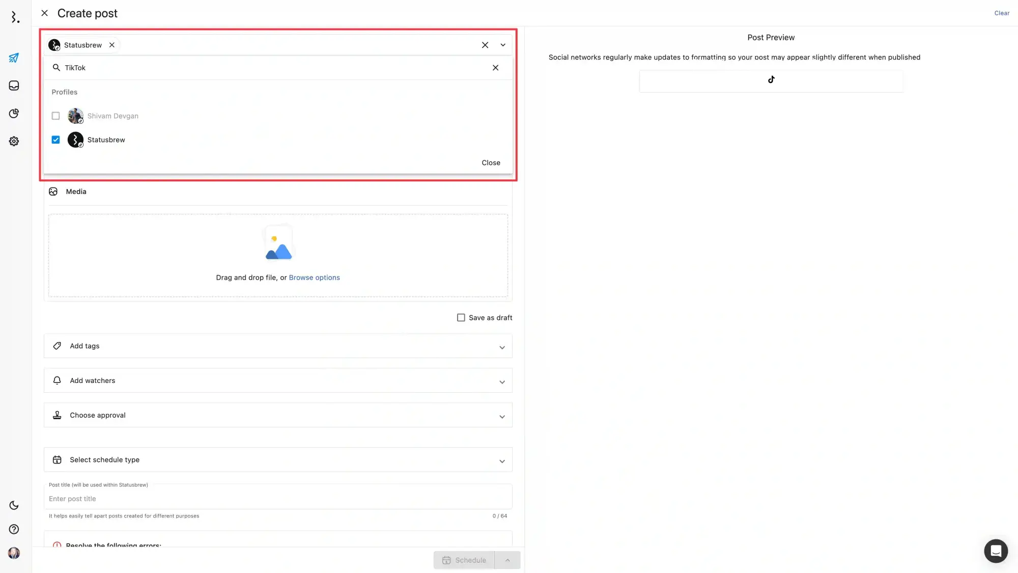 Select-profiles