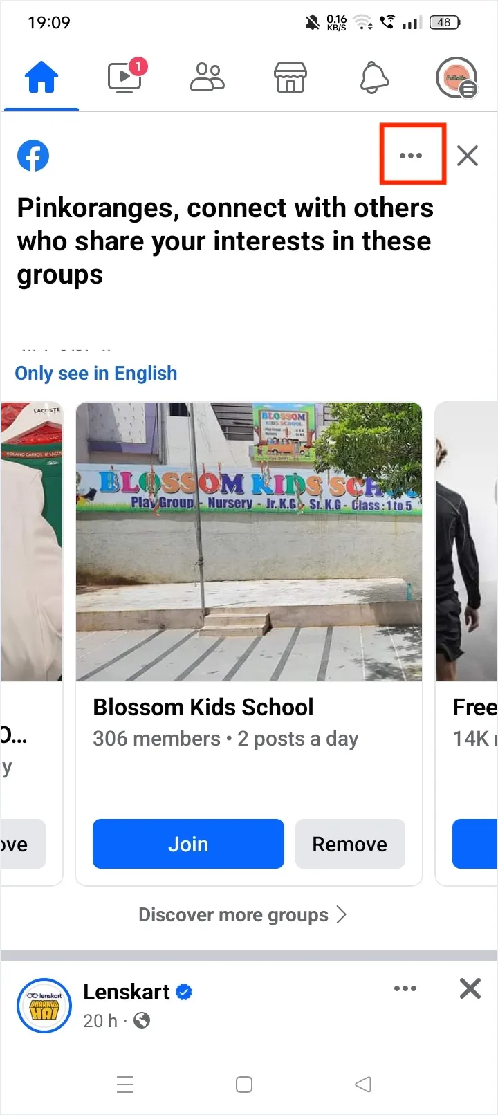 How To Get Rid Of Reels On Facebook Step 2