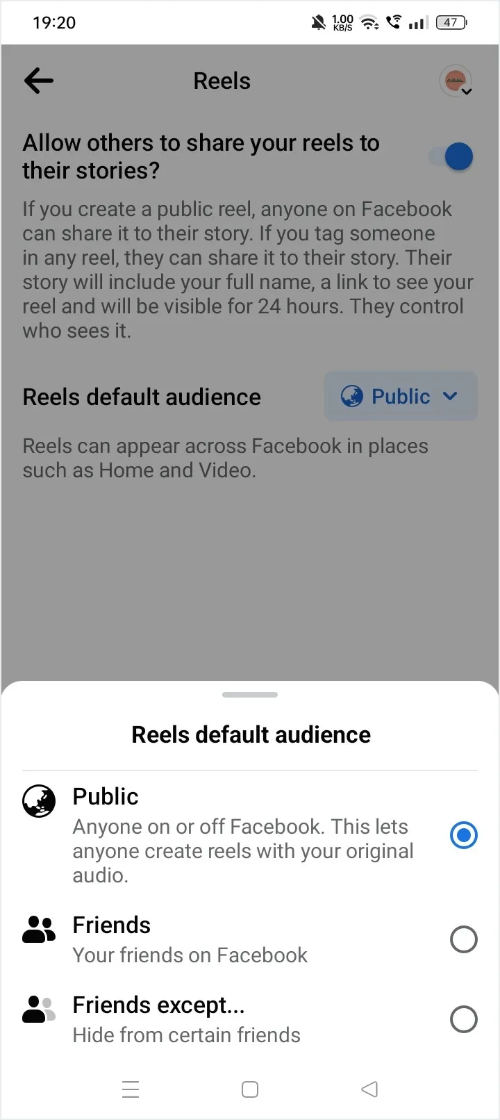 How To Remove Reels From Your Own Facebook Account Step 4