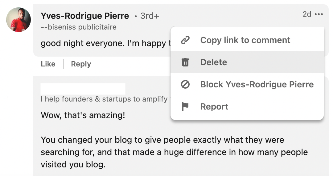 How To Delete Comments On LinkedIn
