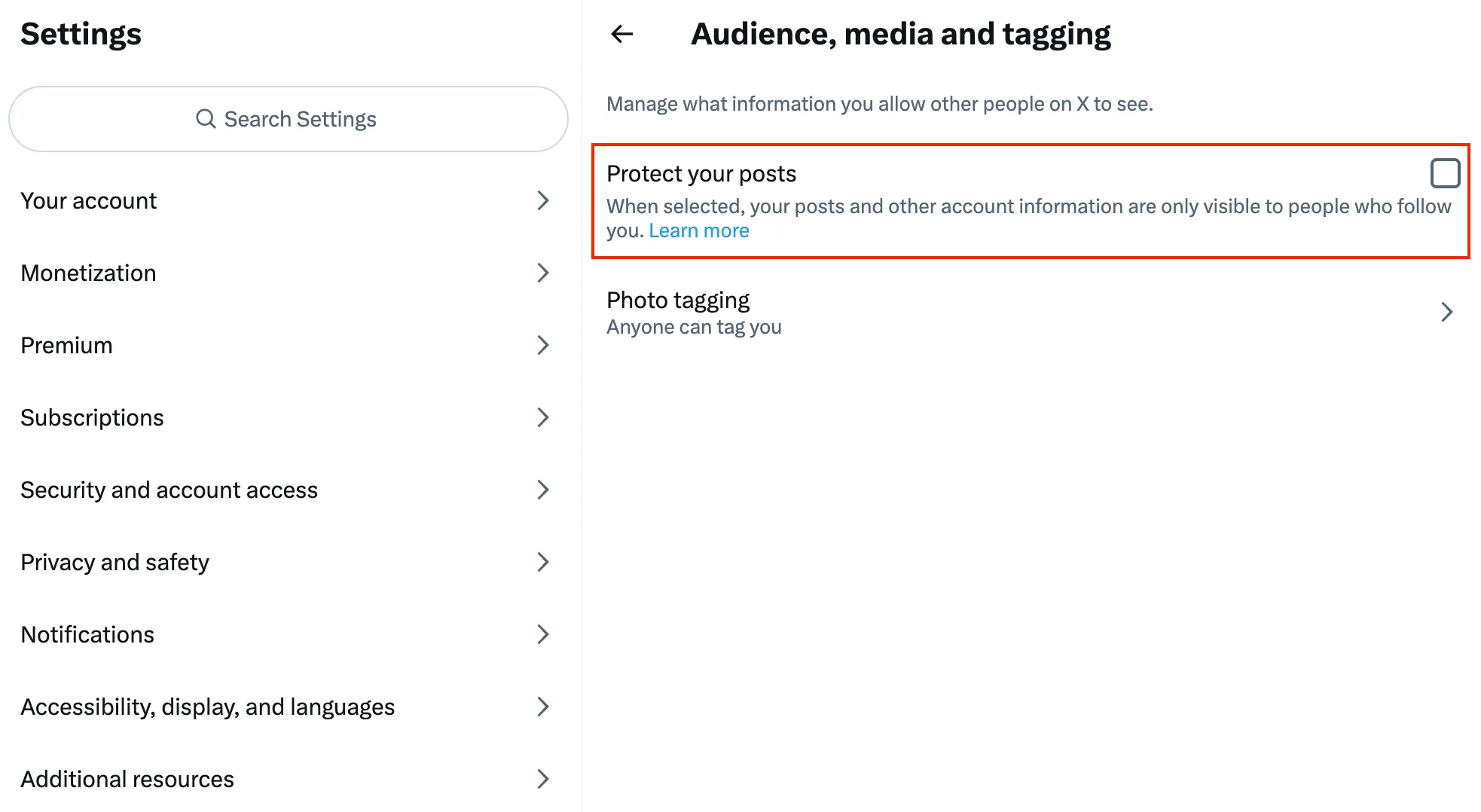 How To Make Twitter Account Private On A Desktop Step 5