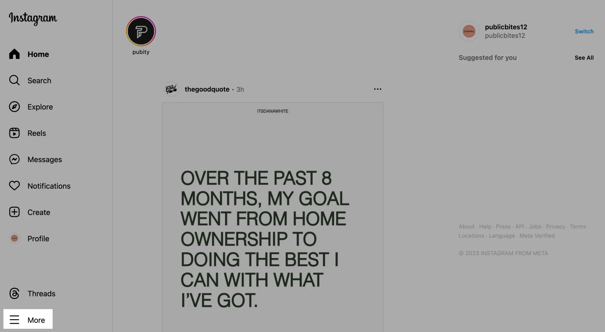 How To Delete All Instagram Comments: On PC Step 2