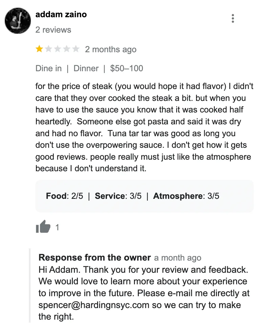 Respond To Both Positive & Negative Reviews