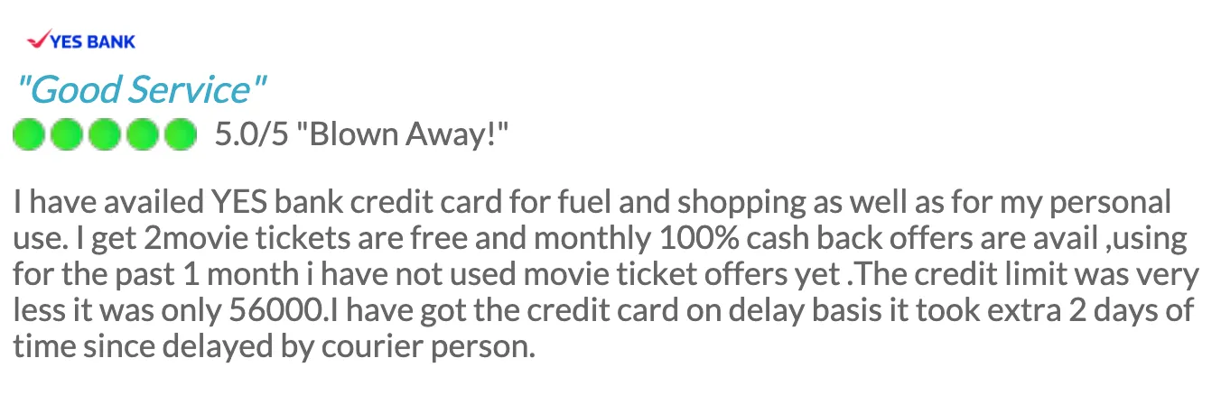 5-star Review Example