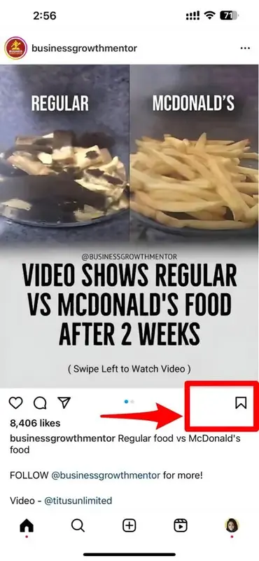 how to **Save** posts on Instagram