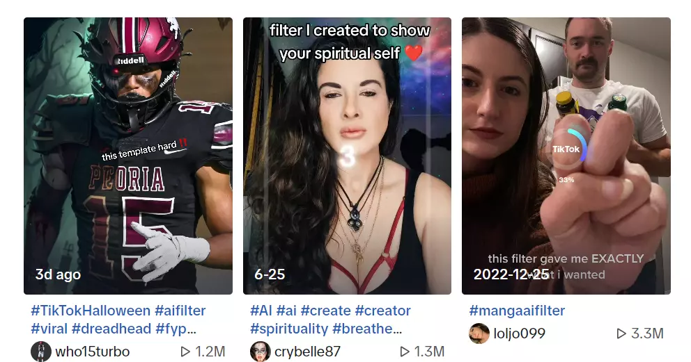 AI Filtered Slideshow