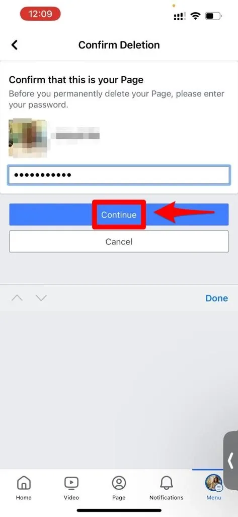 How to Delete a Facebook Page from Mobile
