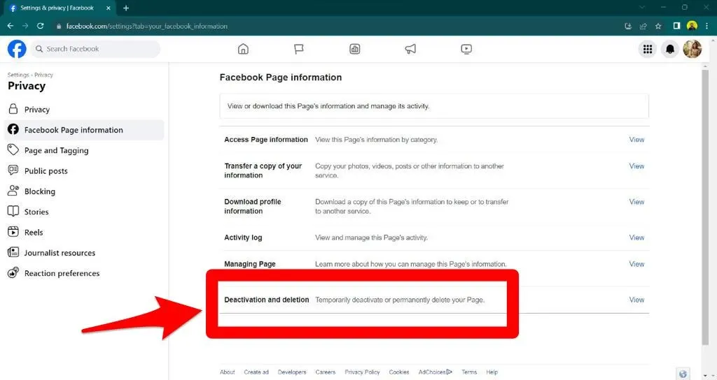 How to Delete a Facebook Page from Desktop
