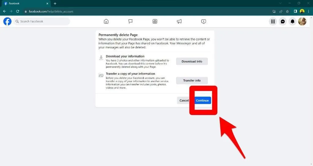 How to Delete a Facebook Page from Desktop