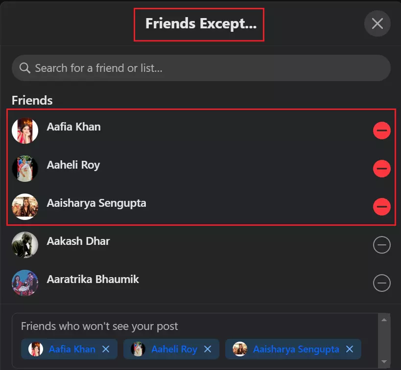 friends-except