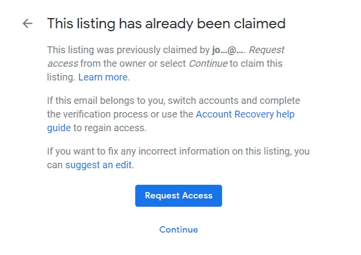 How To Claim Ownership Of A Google My Business Listings That Has Already Been Claimed